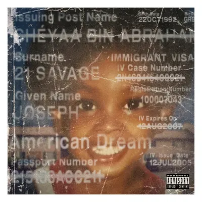 21 Savage - American Dream (Red Coloured) (2 LP)