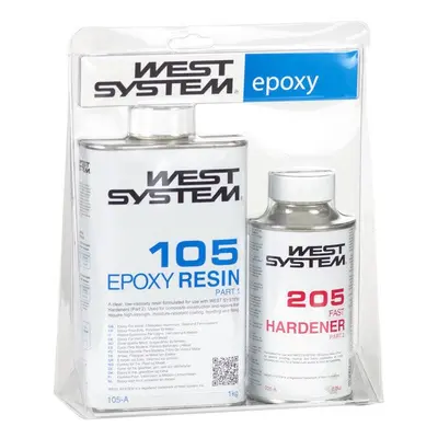 West System A-Pack Fast 105+205 Transparent 1,2 kg Hajó gyanta