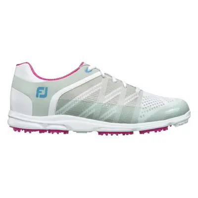 Footjoy Sport SL Light Grey/Berry Női golfcipők