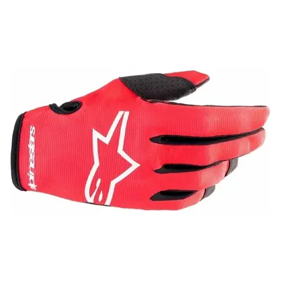 Alpinestars Radar Gloves Red/White Motoros kesztyűk