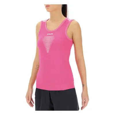 UYN Marathon Ow Sleeveless Magenta/White Ujjatlan felsők futáshoz