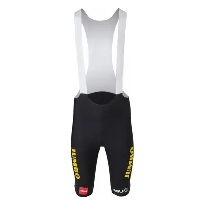 AGU Premium Replica Bibshort Team Jumbo-Visma Men Black Nadrág kerékpározáshoz