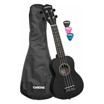 Cascha HH Black Szoprán ukulele