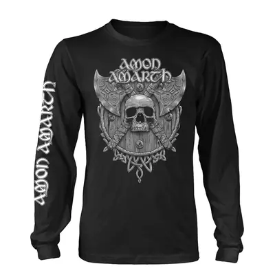 Amon Amarth Ing Grey Skull Black