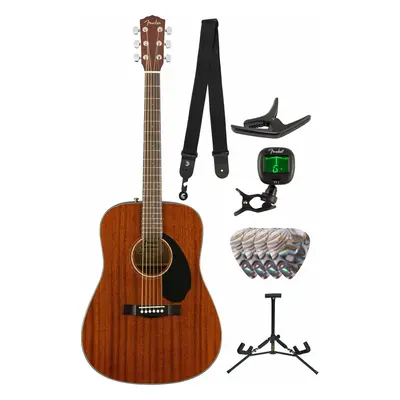 Fender CD-60S Dreadnought WN Deluxe SET Mahogany Akusztikus gitár