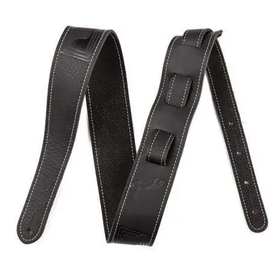 Fender Monogram Leather Gitárszíj Black