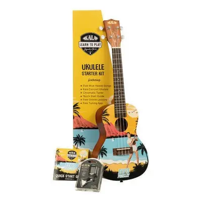 Kala Learn To Play Elvis Blue Hawaii Koncert ukulele