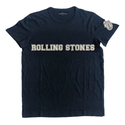 The Rolling Stones Ing Logo & Tongue Unisex Navy Blue