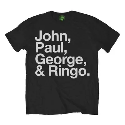 The Beatles Ing John, Paul, George & Ringo Unisex Black