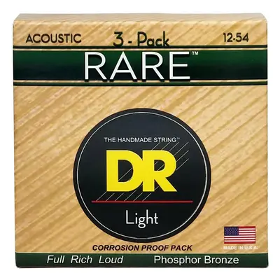 DR Strings RPM-12 Rare 3-Pack Akusztikus gitárhúrok