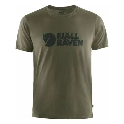 Fjällräven Logo Dark Olive Póló