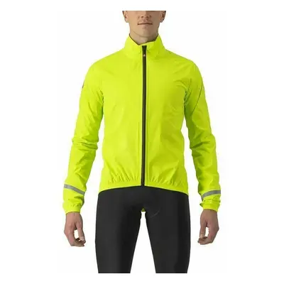 Castelli Emergency Rain Kabát Electric Lime