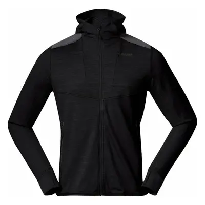 Bergans Rabot Active Mid Hood Jacket Men Black Pulóver