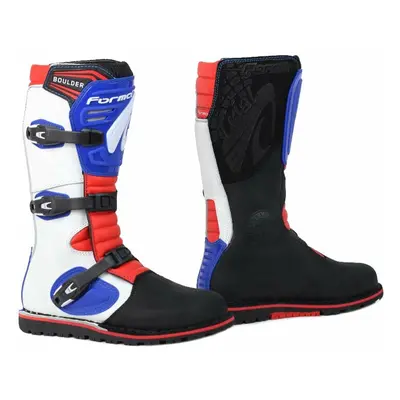 Forma Boots Boulder White/Red/Blue Motoros csizmák