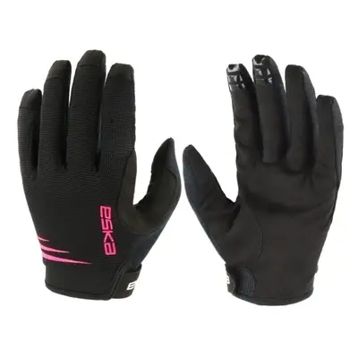 Eska Pure Black/Pink Kesztyű kerékpározáshoz