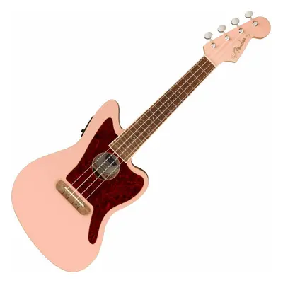 Fender Fullerton Jazzmaster Uke Shell Pink Koncert ukulele