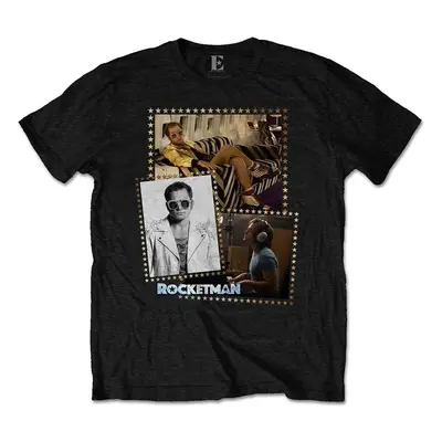 Elton John Ing Rocketman Montage Unisex Black