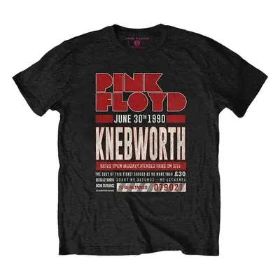 Pink Floyd Ing Knebworth '90 Red Unisex Black