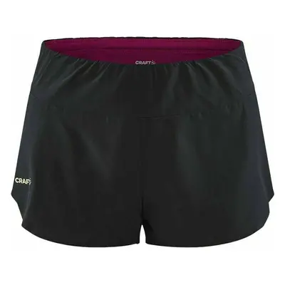 Craft PRO Hypervent Split Women's Black/Roxo Futórövidnadrágok