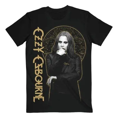 Ozzy Osbourne Ing Patient No. Gold Graphic Unisex Black