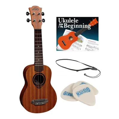 LAG TKUS SET Natural Satin Szoprán ukulele