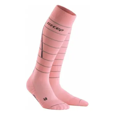 CEP Compression Tall Reflective Light Pink II Futózoknik