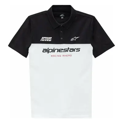 Alpinestars Paddock Polo White/Black Horgászpóló