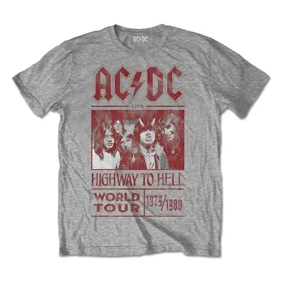 AC/DC Ing Highway to Hell World Tour 1979/1980 Unisex Grey