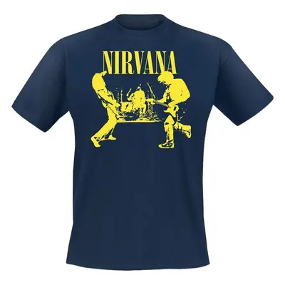 Nirvana Ing Stage Unisex Navy Blue