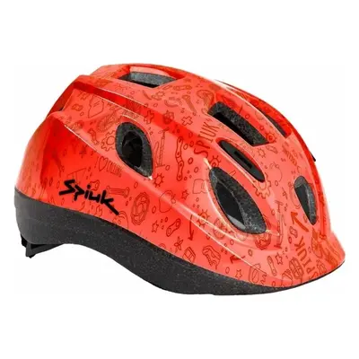 Spiuk Kids Helmet Red Gyerek kerékpáros sisak