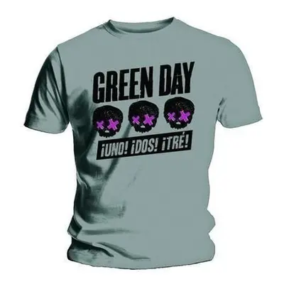 Green Day Ing Three Heads Better Than One Unisex Grey