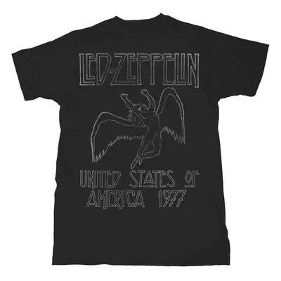 Led Zeppelin Ing USA '77. Unisex Black