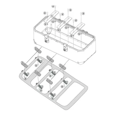 Givi OBK110KIT Universal Fitting Kit for Mounting OBK110A