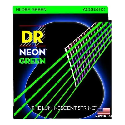 DR Strings NGA-11 HiDef Neon Akusztikus gitárhúrok