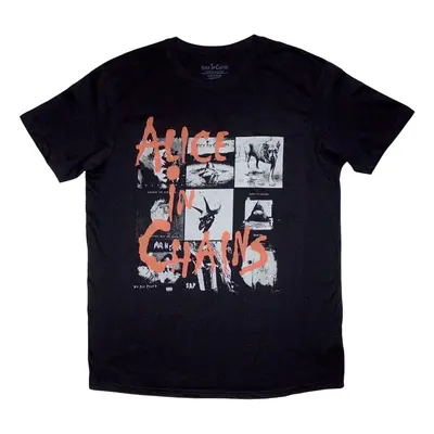 Alice in Chains Ing Albums Montage Unisex Black