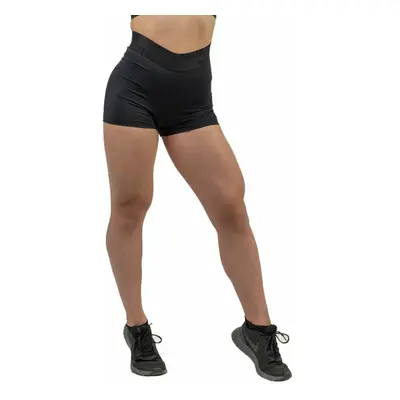 Nebbia Compression High Waist Shorts INTENSE Leg Day Black Fitness nadrág