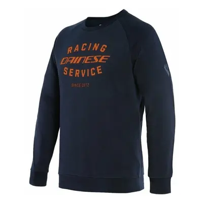 Dainese Paddock Sweatshirt Black Iris/Flame Orange Horgászpulóver