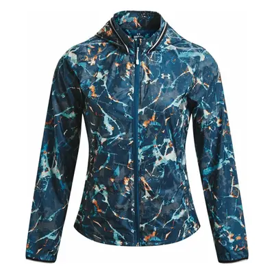 Under Armour Women's UA Storm OutRun The Cold Jacket Petrol Blue/Black Futódzsekik