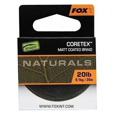 Fox Fishing Edges Naturals Coretex m lbs-9,1 kg Fonott zsinór