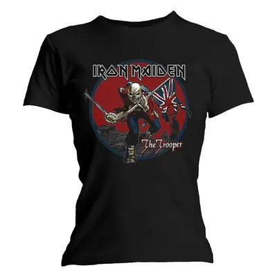 Iron Maiden Ing Trooper Red Sky Womens Black