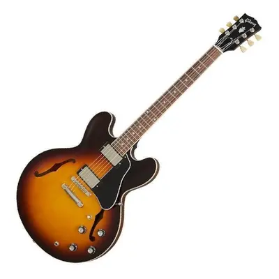 Gibson ES-335 Satin Vintage Burst Félakusztikus - jazz-gitár