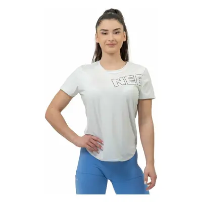 Nebbia FIT Activewear Functional T-shirt with Short Sleeves White Fitness póló