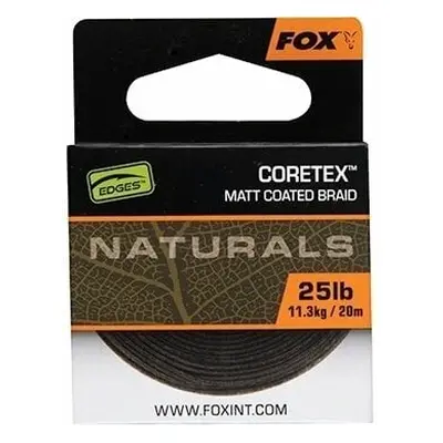 Fox Fishing Edges Naturals Coretex m lbs-11,3 kg Fonott zsinór