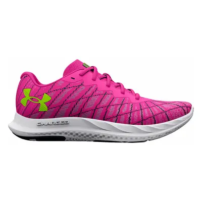 Under Armour Women's UA Charged Breeze Rebel Pink/Black/Lime Surge Utcai futócipők