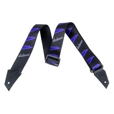 Jackson 299-4323-003 Textil gitár heveder Headstock Black/Purple