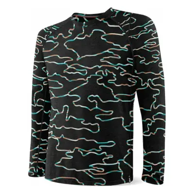 SAXX Roast Master Long Sleeve Crew Camo/Fd Black Termikus fehérnemű