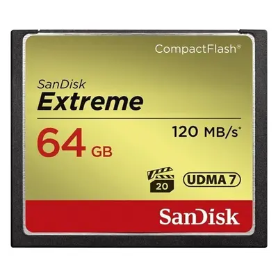 SanDisk Extreme CompactFlash GB SDCFXSB-064G-G46 CompactFlash GB Memóriakártya