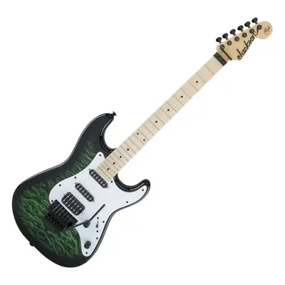 Jackson X Series Signature Adrian Smith SDXQ MN Transparent Green Elektromos gitár