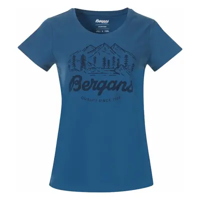 Bergans Classic V2 Tee Women North Sea Blue Póló