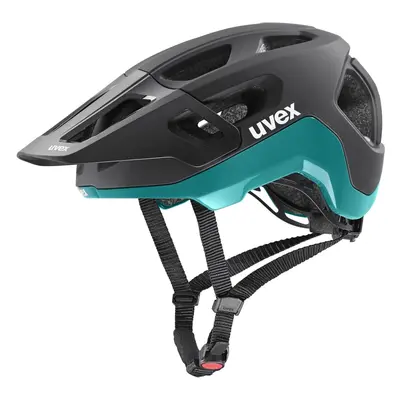 UVEX React Black/Teal Matt Kerékpár sisak